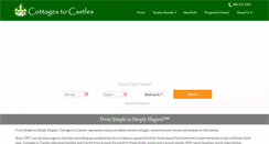 Desktop Screenshot of cottages-to-castles.com