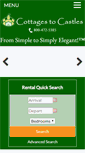 Mobile Screenshot of cottages-to-castles.com